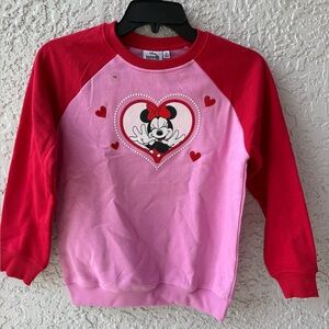 Disney Minnie Mouse Graphic Girl’s Sweatshirt size 10